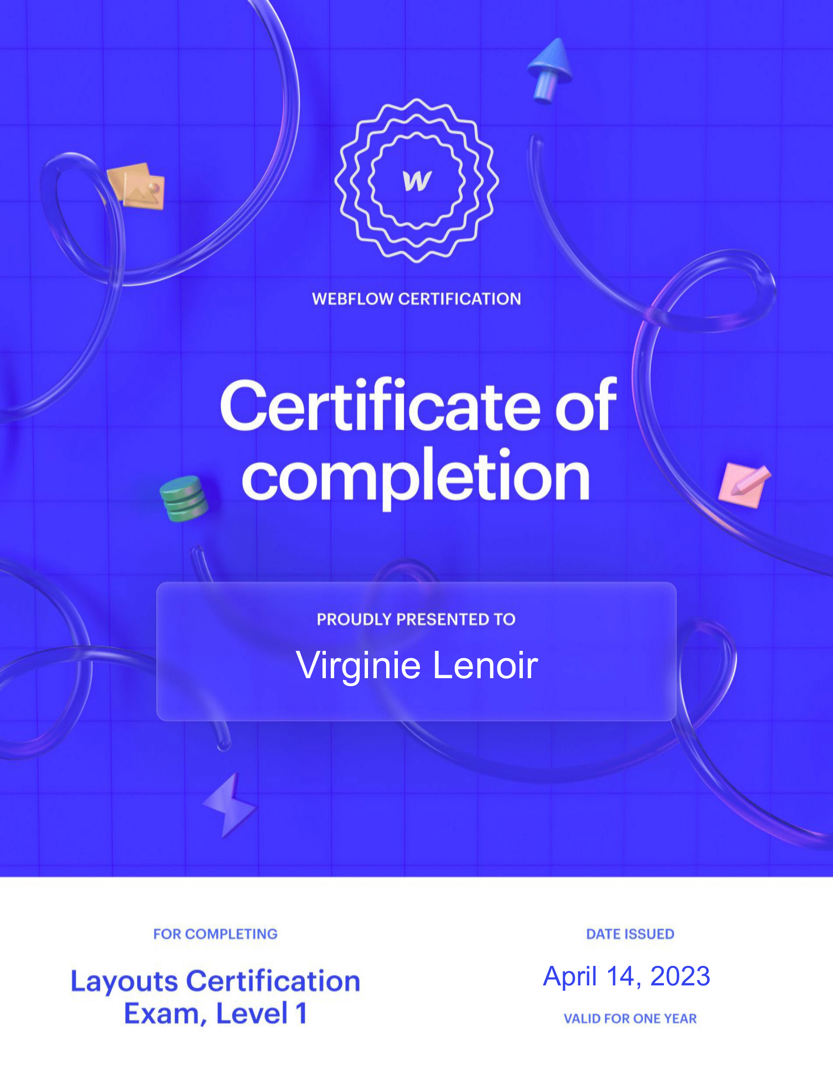 Webflow certification  Layout 2